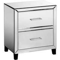 Alouette Real Mirror Bedside Table