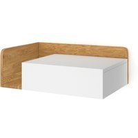 Jimi Wall Mounted Bedside Table, Right-Hand Side