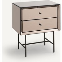 Khonsou Mirrored Bedside Table