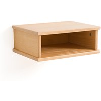 Jalun Brushed Solid Pine Wall-Mounted Bedside Table
