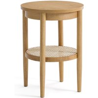 Pio Two-Tier Cane Bedside Table