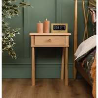Uttara Oak Bedside Table