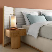 Mason Oak Bedside Table with Drawer