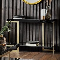 Chittoor Two Tier Glass Console Table