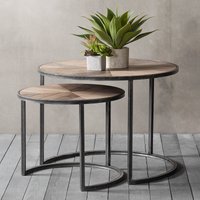 Kheda Round Coffee Table Nest (Set of 2)