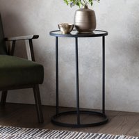 Ranchi Round Glass Side Table