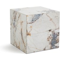 Alcana Marble Cube Side Table