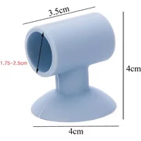1PCS Soft Silicone Door Stopper Anti-damage Wall Protector Suction Cup Door Handle Bumper Mute