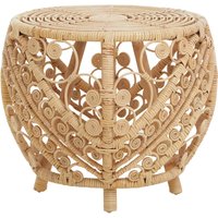 Decorative Rattan Round Side Table