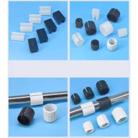 1-20Pcs U Shaped Chair Leg Pad Chair Foot Bumper Damper Anti-front Tilt Non-slip Durable Tube Caps