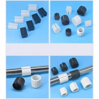 1-20Pcs U Shaped Chair Leg Pad Non-slip Tube Caps Anti-front Tilt Damper Stool Pipe Clamp Glides