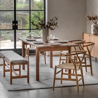 Chico Acacia Wood Dining Table (Seats 6)