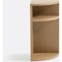 Angilo 2-Compartment Corner Bedside Cabinet