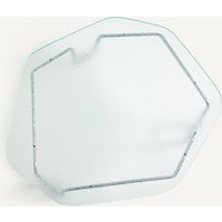 Oasis Coffee Table in Glass and Iron, H33cm