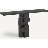 Kimal Console Table in Stained Oak