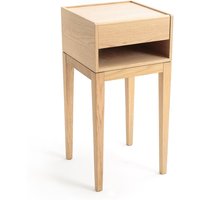 Nizou Oak Veneer Bedside Table, designed by E.Gallina