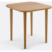 Square Coffee Table in Solid Oak, L50cm, Crueso