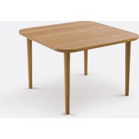 Square Coffee Table in Solid Oak, L66cm, Crueso