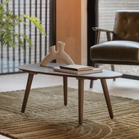 Hale Smoked Oak Organic Shaped Coffee Table