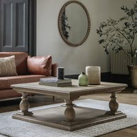 Vinton American Pine Square Coffee Table