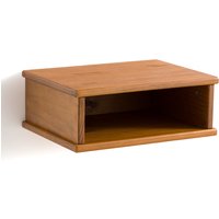 Lunja Brushed Solid Pine Suspended Bedside Table