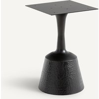 Leor Table Base in Hammered Iron