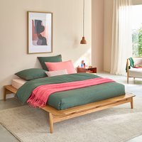 Jucca Solid Oak Bed with Slatted Base