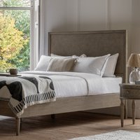 Nashik Ash Wood Parquet Wood Bed