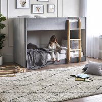Cassie Velvet Upholstered Bunk Bed