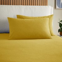 Elements Cotton Jersey Plain Standard Pillowcase​ Pair