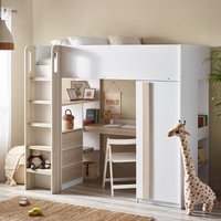 Esra High Sleeper Bed with Desk