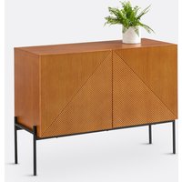 Lodge Vintage Oak Veneer 2-Door Sideboard