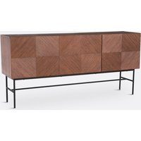 Jerem Oak Veneered Textured Sideboard