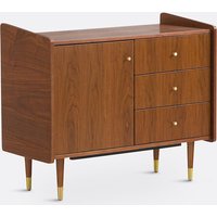 Ronda Walnut Veneer Vintage Small Sideboard