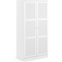 Mayor 2-Door Solid Pine Wardrobe