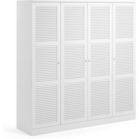 Mayor 4-Door Solid Pine Wardrobe