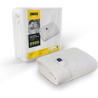 Zanussi Washable Electric Blanket Mattress Protector with Fitted Skirt
