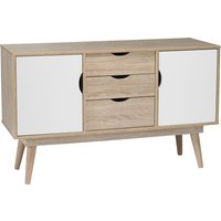 Scandi Style Sideboard with 2 Doors and 3 Drawers