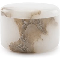 Albasti Round Alabaster Box