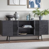 Bokaro Large Slatted Oak Sideboard