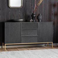 Madurai Rippled Wood Sideboard