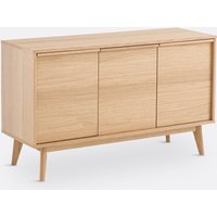 Aram Oak Veneer 3-Door Sideboard
