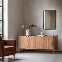 Chico 4 Door Acacia Wood Sideboard