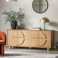 Garner Curve Low Oak Sideboard