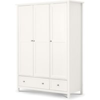 Portland Shaker Style 3 Door Combination Wardrobe