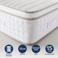 Hotel Gel Pillow Top 2000 Pocket Sprung Mattress