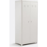 2-Door Wardrobe, Steel, Livona