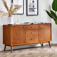 Elijah Retro Ash Wood Large Sideboard