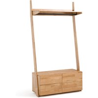 Domeno Solid Oak 4-Drawer Wardrobe Unit