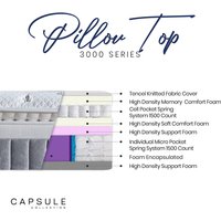 Capsule 3000 Pocket Pillow Top Mattress